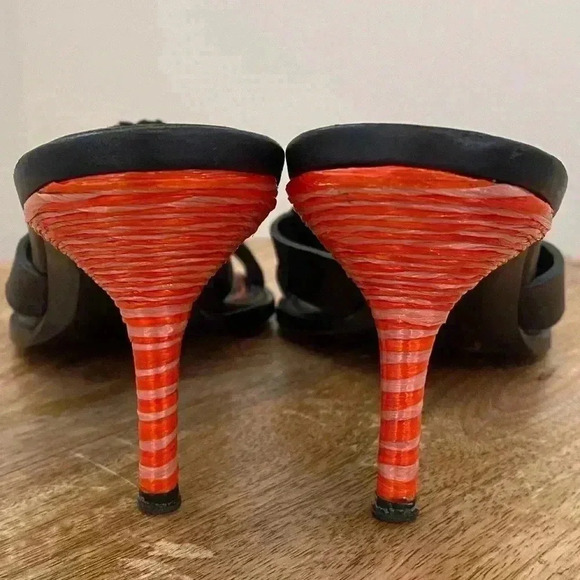 Bottega Veneta Rare Vintage Kitten Heels Leather  - Size 7 - Picture 6 of 8